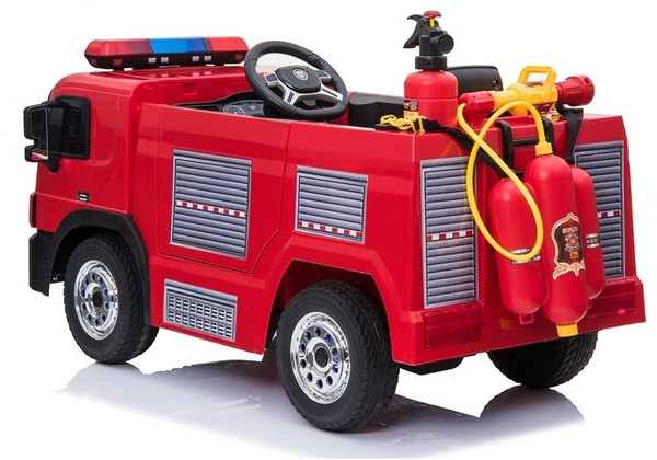 Firefighter Truck Electric Ride On Car - Red