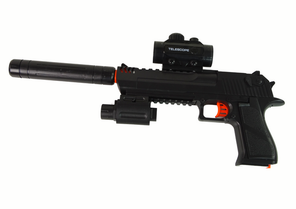 Electric Water Ball Gun Set Black 20 Meters