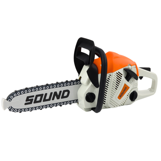 Kettensägenhelm, Brille, Handschuhe, Sounds-Set