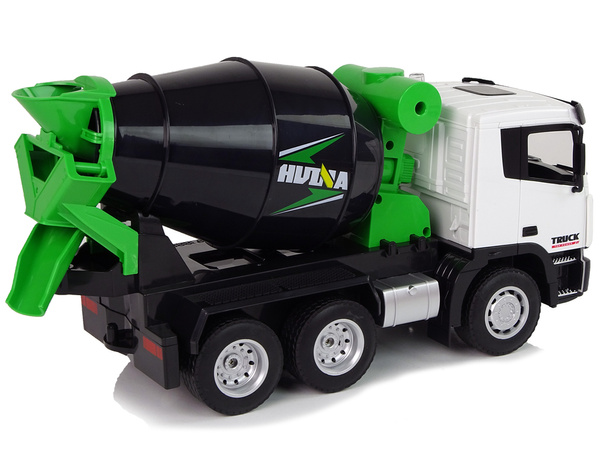 Concrete mixer Remote Controlled 1:18 Black Huina 2.4G Rotating Bucket