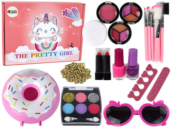 Make-up-Set für Kinder, Nagellack, Lidschatten