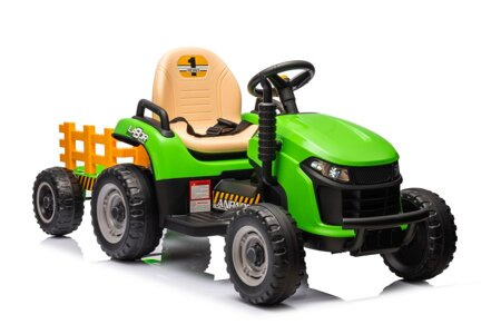 Battery-powered tractor BBH-030, green