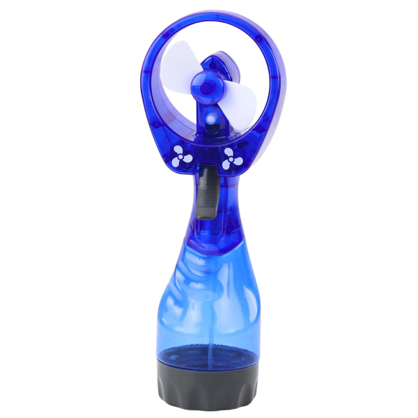 Portable Fan with Battery-Operated Spray Mix