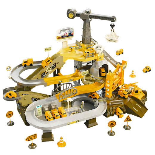 Interactive Set Mining Parking Construction Vehicle Track Mine