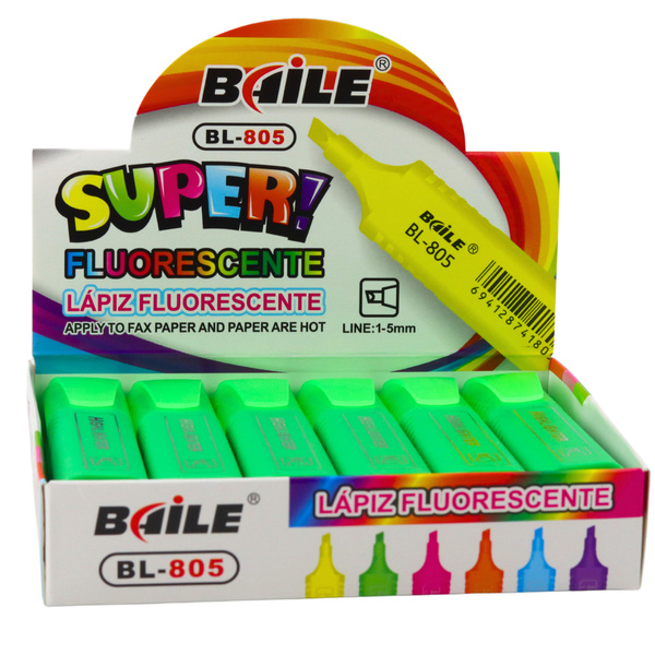 Highlighter Marker For Notes School Office Neon Intense Green