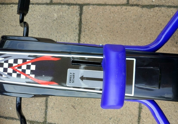 A-15 Go-Cart Blue Pumped Wheels