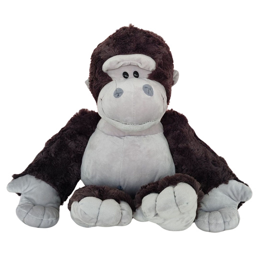 Plüsch Maskottchen Kuscheltier Gorilla Dunkelgrau 22cm