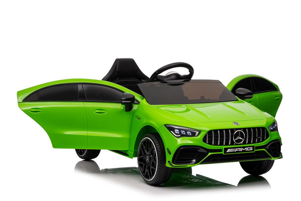 Battery-powered car Mercedes CLA 45s AMG Green 4x4
