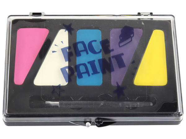 A set of face and nail paints for children
