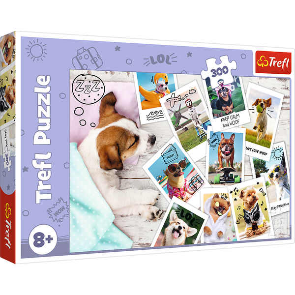 Puzzle - "300" - Holiday photos / Trefl 23003