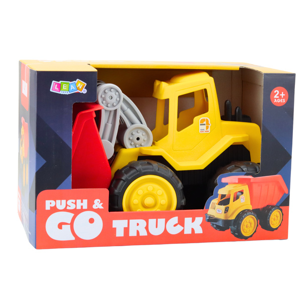 Backhoe Loader For Kids Sand Construction Vehicle Yellow