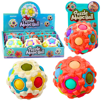 Magic Ball Logik Puzzle Noppen 7cm Mix
