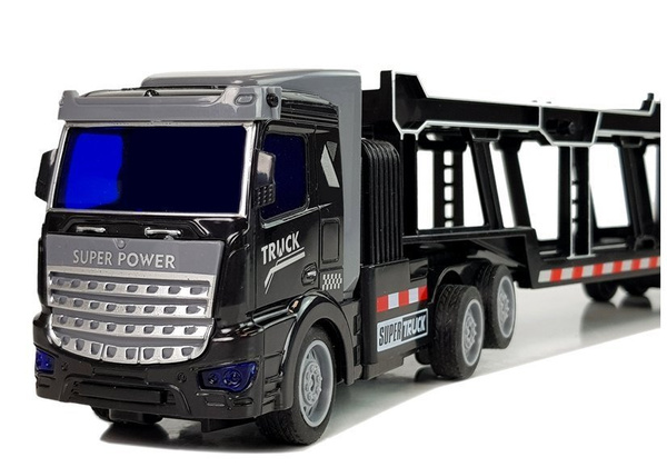 Large Remote Controlled Caravan Black 36cm Lighting Effects
