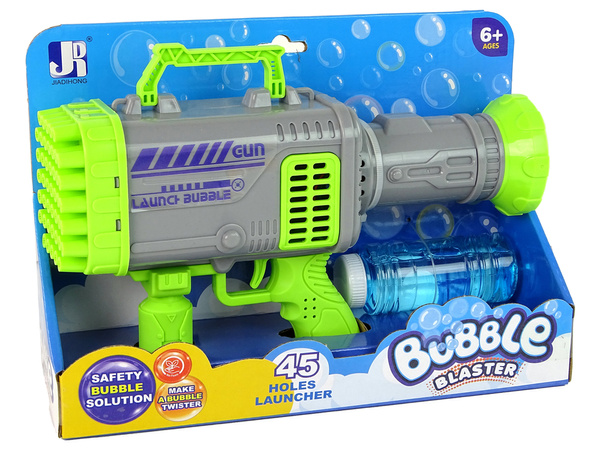 Green Soap Bubble Gun