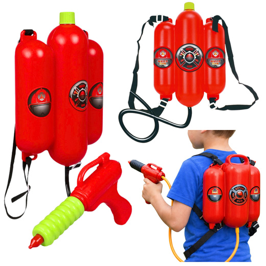 Feuerwehr-Rucksack-Set mit Tank und verstellbarer Feuerlöschpistole