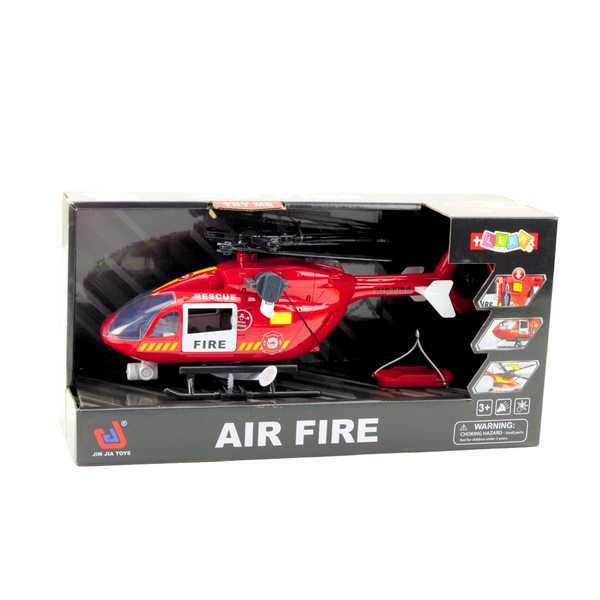 Feuerwehr-Hubschrauber-Hakentrage, Lichter, Geräusche, 1:12