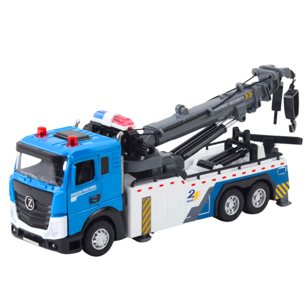 Vehicle Boom Truck Tow Truck Metal Cabin Lights Sounds