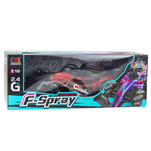 F-Spray Ferngesteuerter RC Racer 1:10 Lichter Sounds Dampf Rot