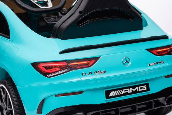Battery-powered car Mercedes CLA 45s AMG Turquoise 4x4