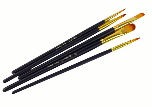 Set Künstlerpinsel 5 Formen