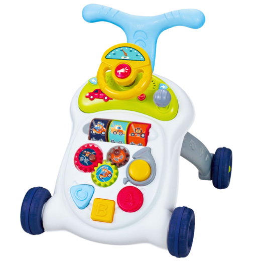 Interactive Walker Pusher Steering Wheel Lights Sounds