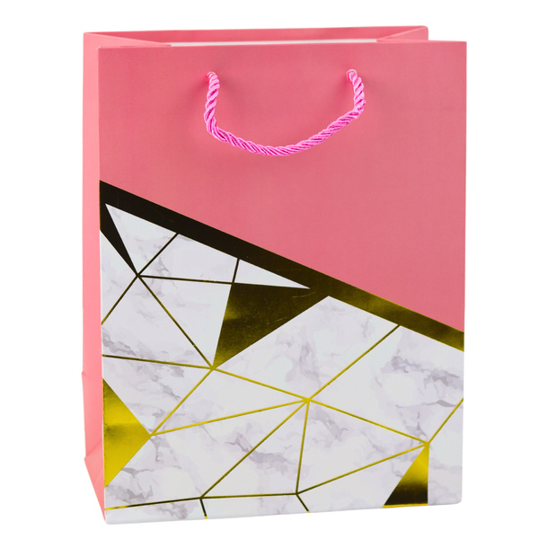 Geometric Patterns Marble Gift Bag 23 x 18 x 10.5 cm