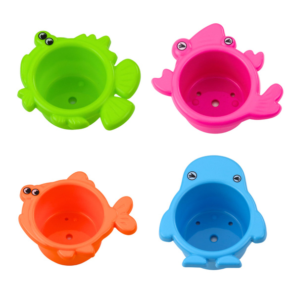 Interaktives Badespielzeug-Set Fountain Animals Cups