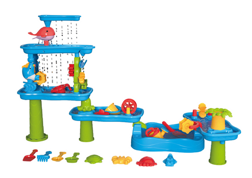 Large Interactive Water Park Table For Sand Molds Mills