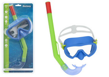 Green and Blue Diving Mask with Snorkel Bestway 24036