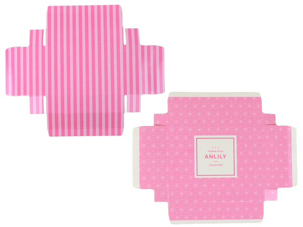 Nail Set Pink Nail Tips Stickers Diamonds