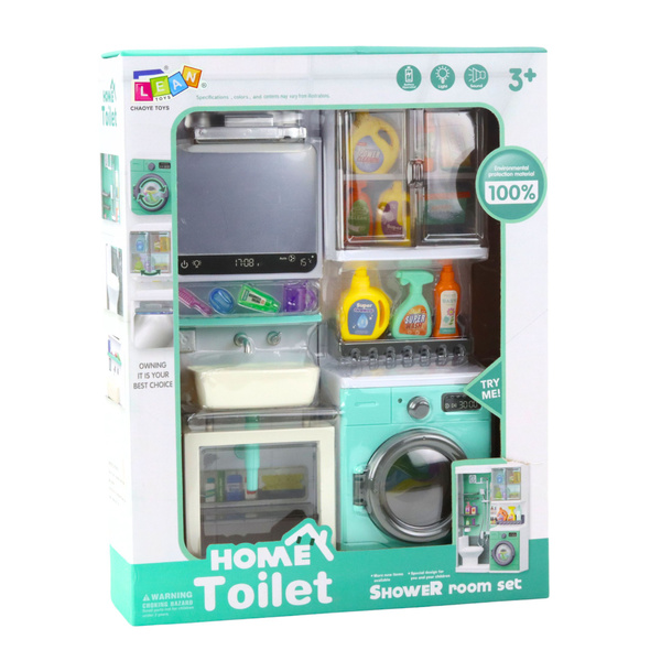 Bathroom Toy Washbasin Cabinet Accessories Lights Sounds