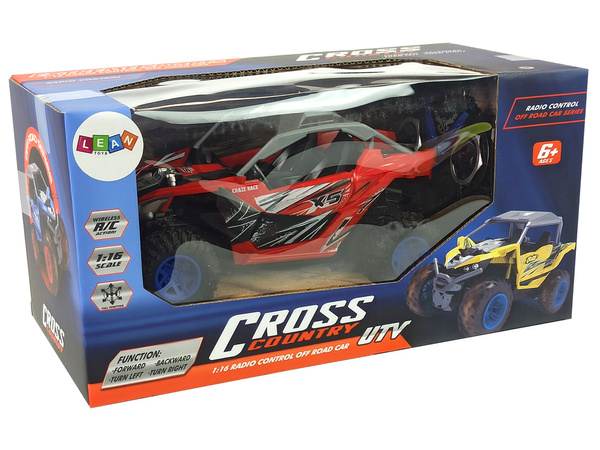 Cross Country Remote Controlled Terrain Car 27 MHz Red