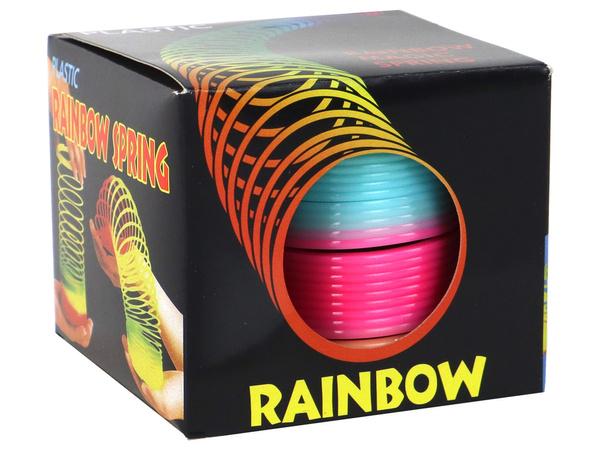 Iconic Rainbow Spring Heart Calming Gadget 6CM