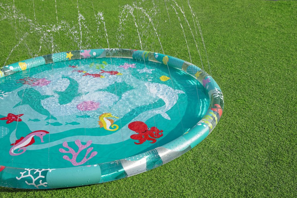 Aufblasbares Planschbecken mit Springbrunnen für Kinder 165 cm Bestway 52487