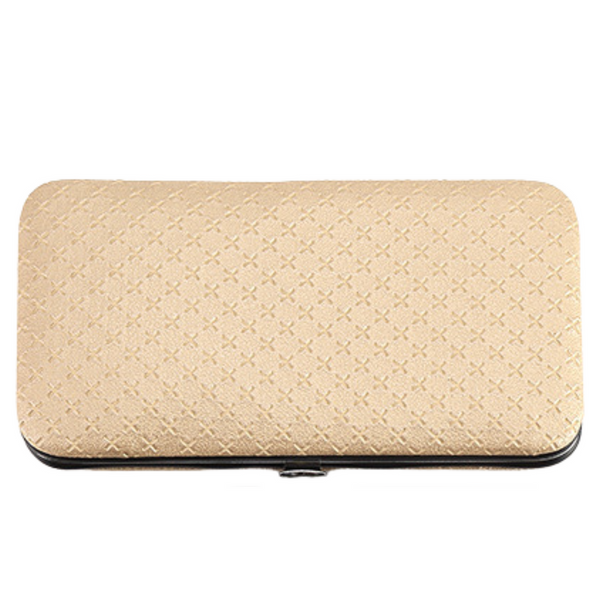 Manicure and Pedicure Set in Case Toolbox Beige 20pcs