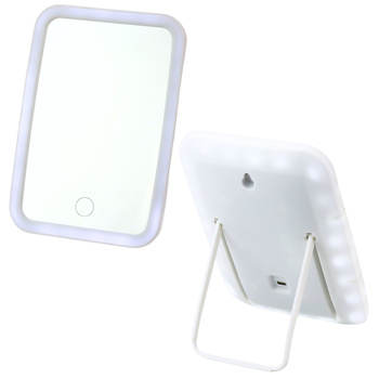 LED Illuminated Makeup Cosmetic Mirror Wireless White