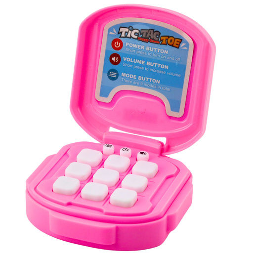 Tic Tac Toe Electronic Game 9 Modes Pink