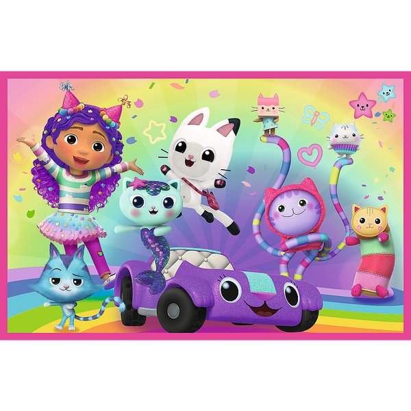 Puzzle - 2x24 - Fun with Gabby - Universal Gabbys Dollhouse Trefl 34433