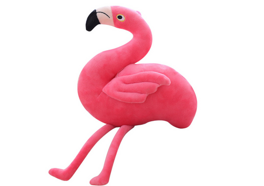 Rosa Flamingo-Plüschmaskottchen 15 cm