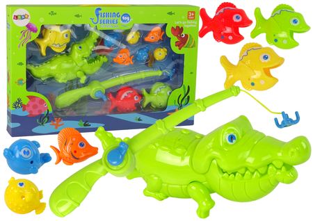 Großes Angelset mit Angelrute Gehen wir angeln!