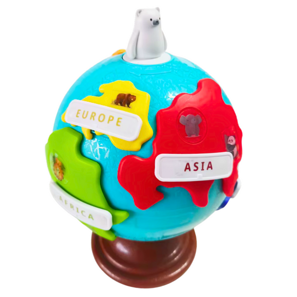 Interactive Educational Globe For Toddlers Continents Rotating