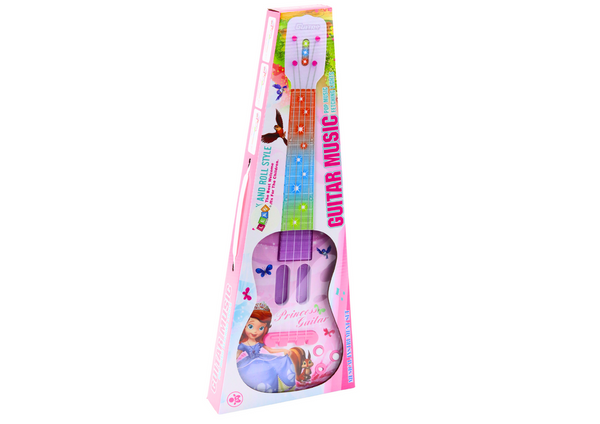 E-Gitarre mit Prinzessinnen-Lichtmelodien für Kinder, Rosa