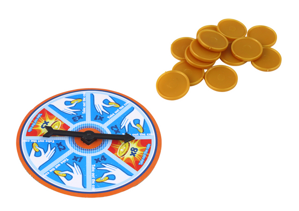 Arcade Game Shark Pirate Exploding Coins Drawing Wheel