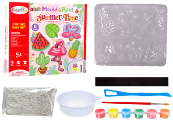 DIY-Malset Holiday Flamingo Wassermelone Gipsmagnete