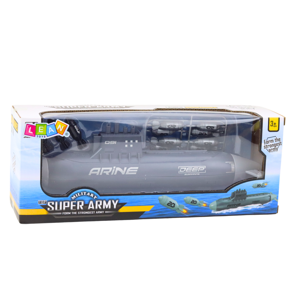 ND24_24284 Statek Lodz Podwodna Strzelajaca Torpe