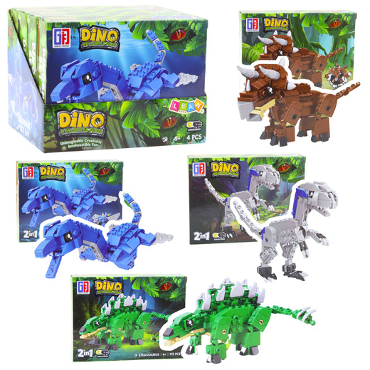 Bausteine Set Dinosaurier Roboter 2in1 148-175 Teile Mix