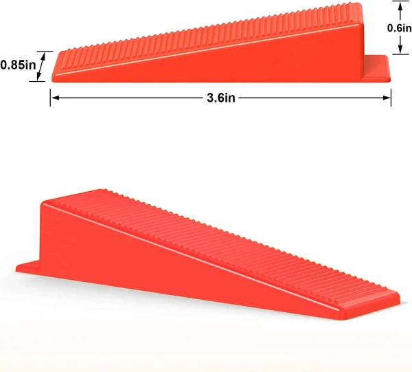 Set of 100 Wedges for Tile Laying Leveling System