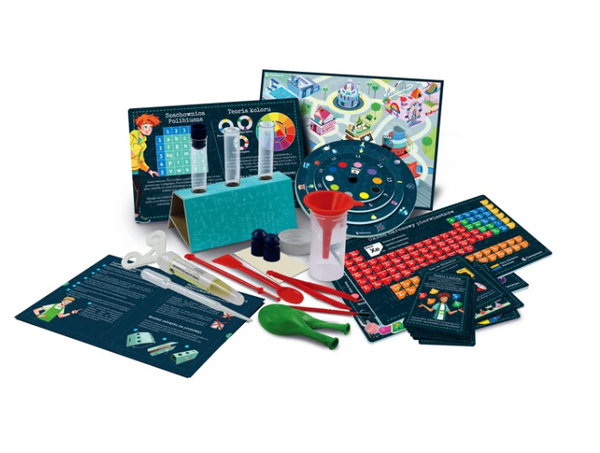 Scientific Fun Fascinating Chemistry Experiments Kit Polish Language Clementoni 50699