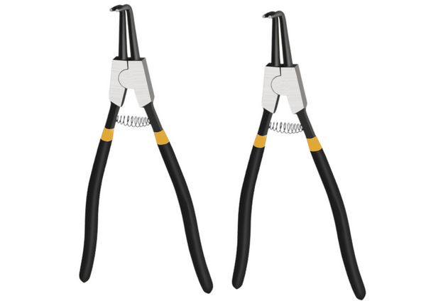 Set of Circlip Pliers Bent Straight 4pcs.