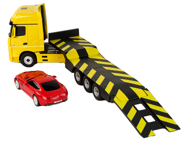 Tow truck R/C Mercedes-Benz 1:26 Yellow Red